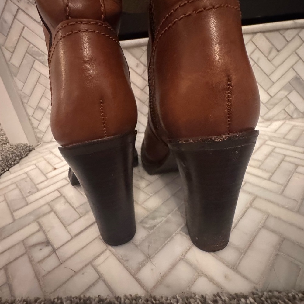 Tory Burch Brown Heeled Boots- 6.5.  Like new! - Picture 8 of 15